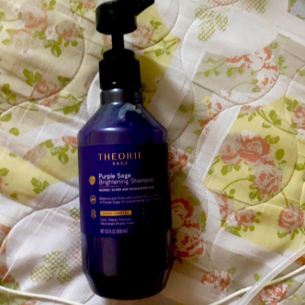 New!! Theorie Purple Sage brightening shampoo